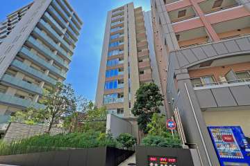 パークホームズ渋谷松濤の外観（北東側から）