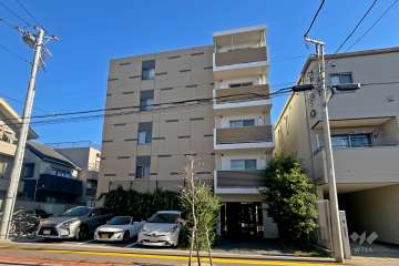 ハーモニーレジデンス武蔵小杉フォレストスクエアの外観（西側から）