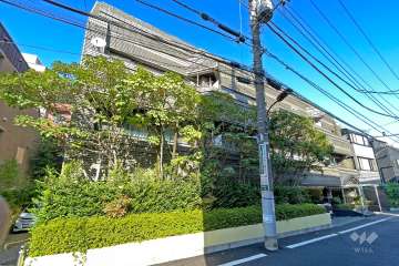 コンフォール南青山の外観（南西側から）