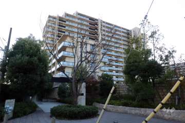 プラウドシティ大田六郷プラザ街区棟の外観(北東側)から