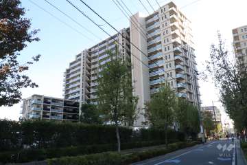 プラウドシティ大田六郷プラザ街区棟の外観(北西側から)