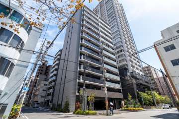 アウラ京町堀の外観（北西側から）