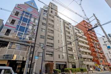 アステルコート新町の外観（北東側から）