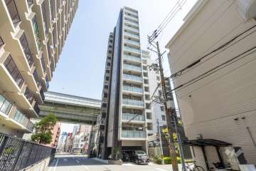 エスリード阿波座ノースプレイスの外観（西側から）