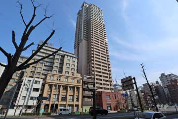 エルザグレース堀江タワーの外観（北西側から）