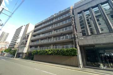 カルム北堀江の外観（南東側から）