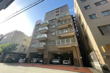 カルム北堀江の外観（北西側から）