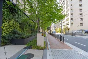 駐車場の出入り口