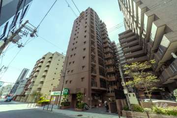 グランドメゾン江戸堀の外観（北東側から）