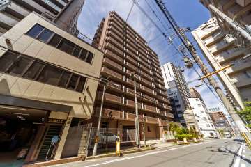 グランドメゾン江戸堀の外観（南西側から）