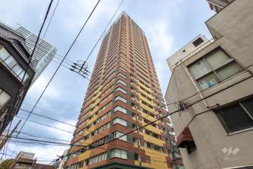 サンクタスタワー心斎橋ミラノ・グランデの外観（南西側から）