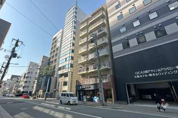 サンコーポ北堀江の外観（南東側から）