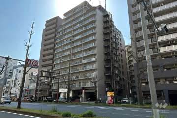 サンハイツ南堀江の外観（北東側から）