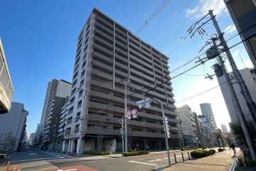 サンメゾン南堀江GATEの外観（南西側から）