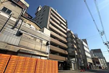 シャルマンフジリッツ南堀江の外観（北西側から）