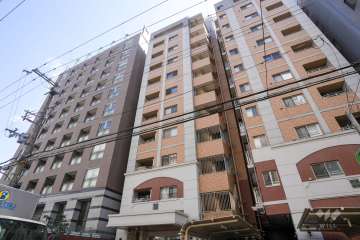 セレッソコート靱公園北の外観（北側から）