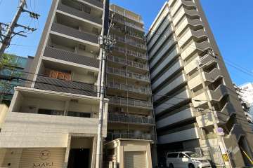 ネオハイツ南堀江の外観（北東側から）