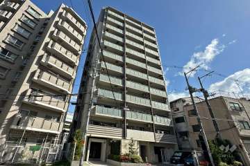 ネバーランド阿波座アライヴの外観（南西側から）