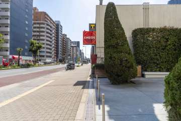 敷地南東側の前面道路