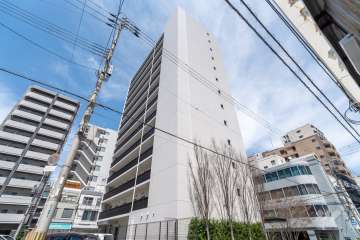 パークリュクス大阪京町堀の外観（南西側から）　