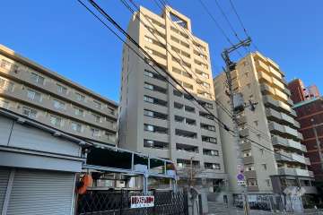 フォルム南堀江の外観（南東側から）