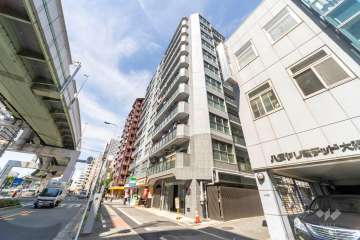 フドウ京町堀ハイツの外観（南側から）