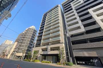 プラウド南堀江の外観（南東側から）