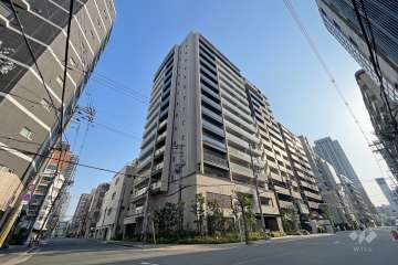 プラウド南堀江の外観（南西側から）