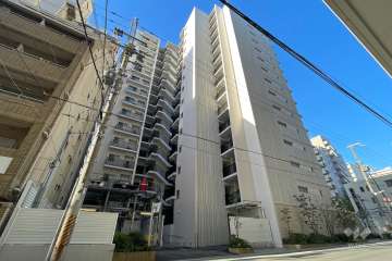 ブランズ北堀江プレイスの外観（北東側から）