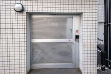 駐輪場の出入り口