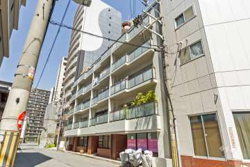 ユニハイム阿波座の外観（南側から）