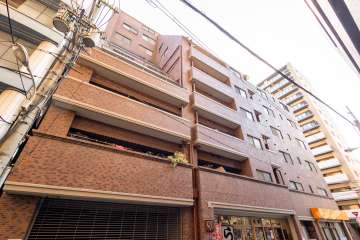 ライオンズマンション四ツ橋の外観（北東側から）