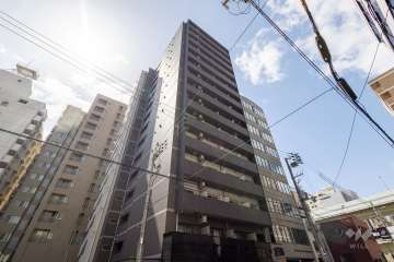 LAV心斎橋ウエストの外観（北東側から）