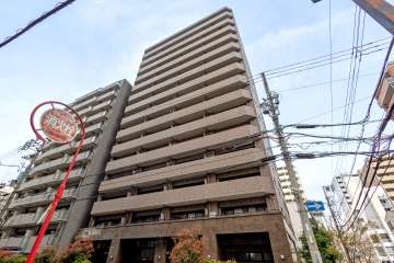 リーガル四ツ橋立売堀2の外観（南東側から）
