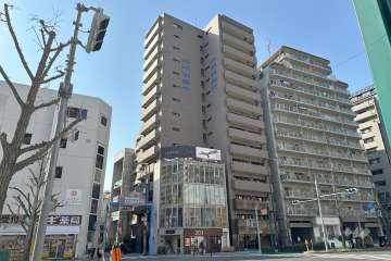 リーガル南堀江の外観（南東側から）