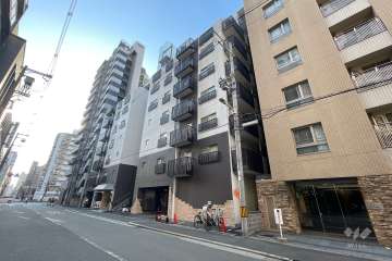 ルックハイツ南堀江の外観（北西側から）