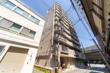 ルックハイツ本田の外観（西側から）