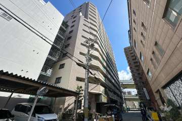 ルナピエーナ阿波座の外観（南西側から）