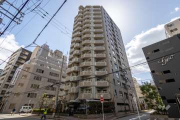 レジオン阿波座の外観（北西側から）