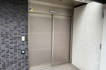 駐輪場の出入り口