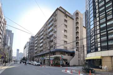 四ツ橋セントラルハイツの外観（北西側から）