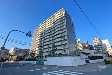 西道頓堀コーポ2号棟の外観（北東側から）