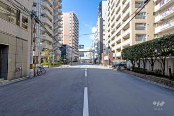 敷地の南側前面道路