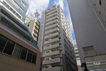 エステムプラザ本町クロスの外観(南西側から)