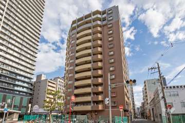 グラン・シティオ心斎橋EASTの外観（北西側から）