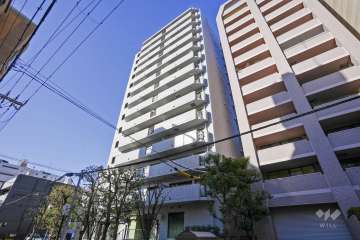 グランドムール南大江パークタワーの外観（南東側から）