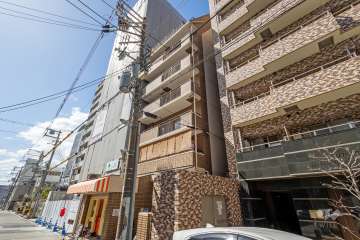 クレイドル谷町の外観（北東側から）