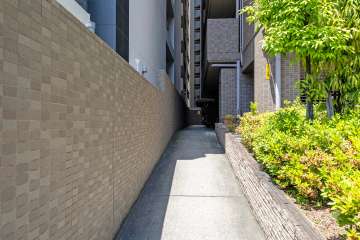 駐輪場の出入り口