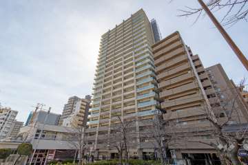 ザパークハウス谷町五丁目の外観（北東側から）