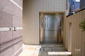 駐輪場の出入り口